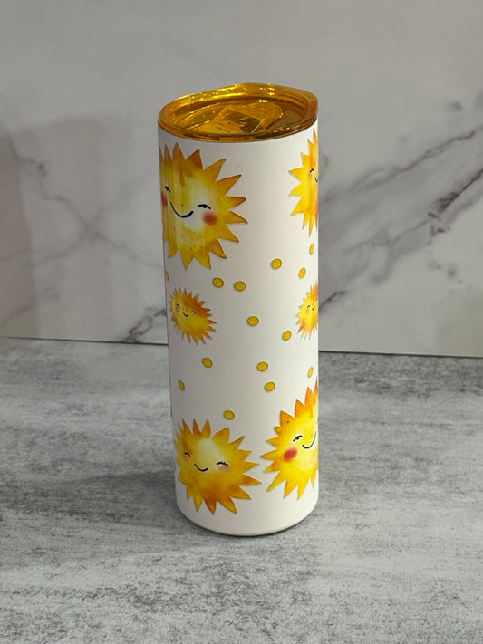 20 oz And Here We Fucking Go Again I Mean Good Morning Sunny Tumbler