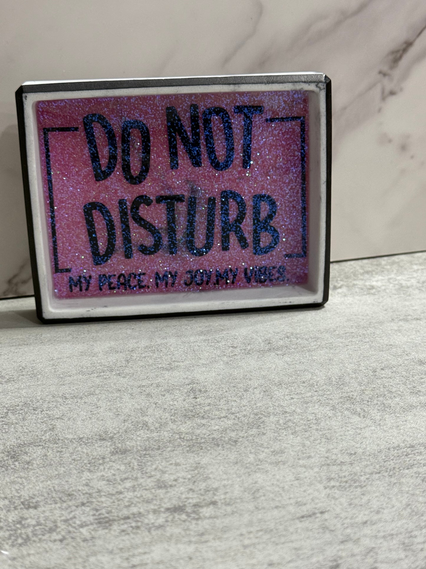 Do Not Disturb Marble Dish
