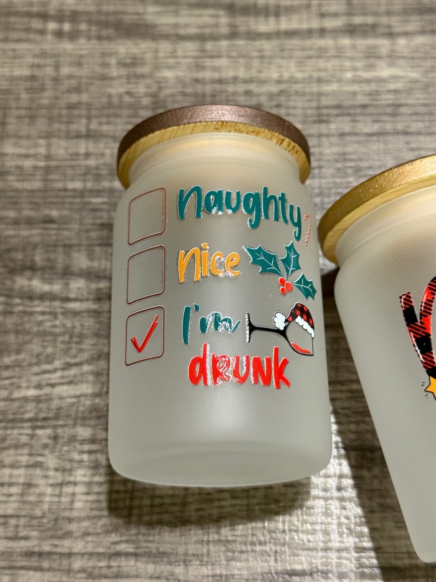 3.5 oz Xmas Shot Glass Set