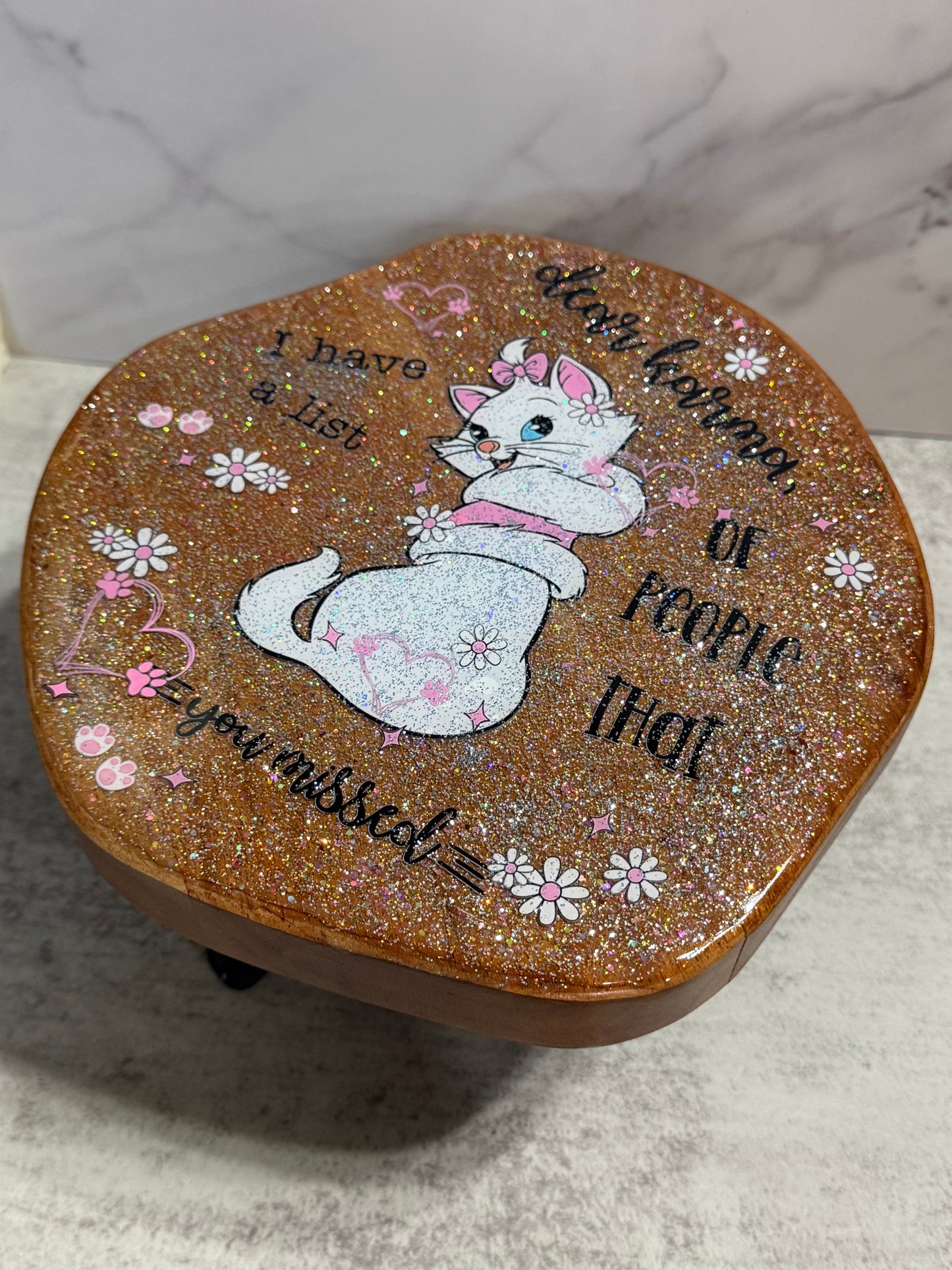 Aristocats Wooden Platform Table