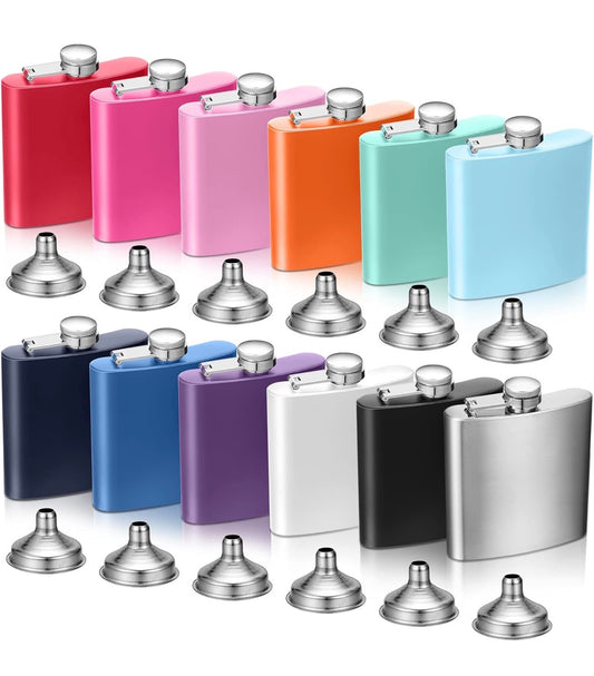 6oz Stainless-Steel Flasks