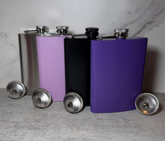 8oz Stainless-Steel Flasks