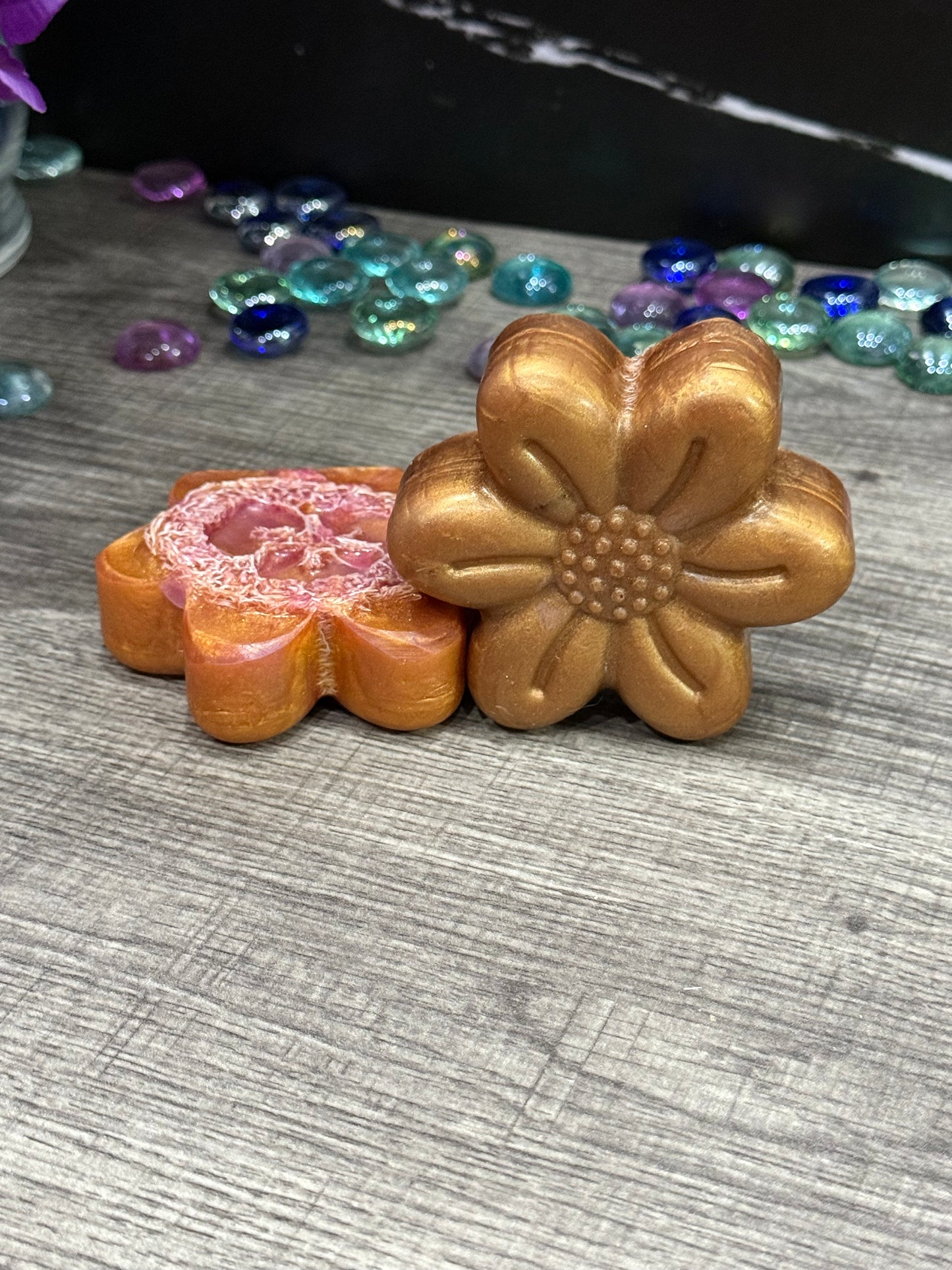 Flower Loofah Soaps