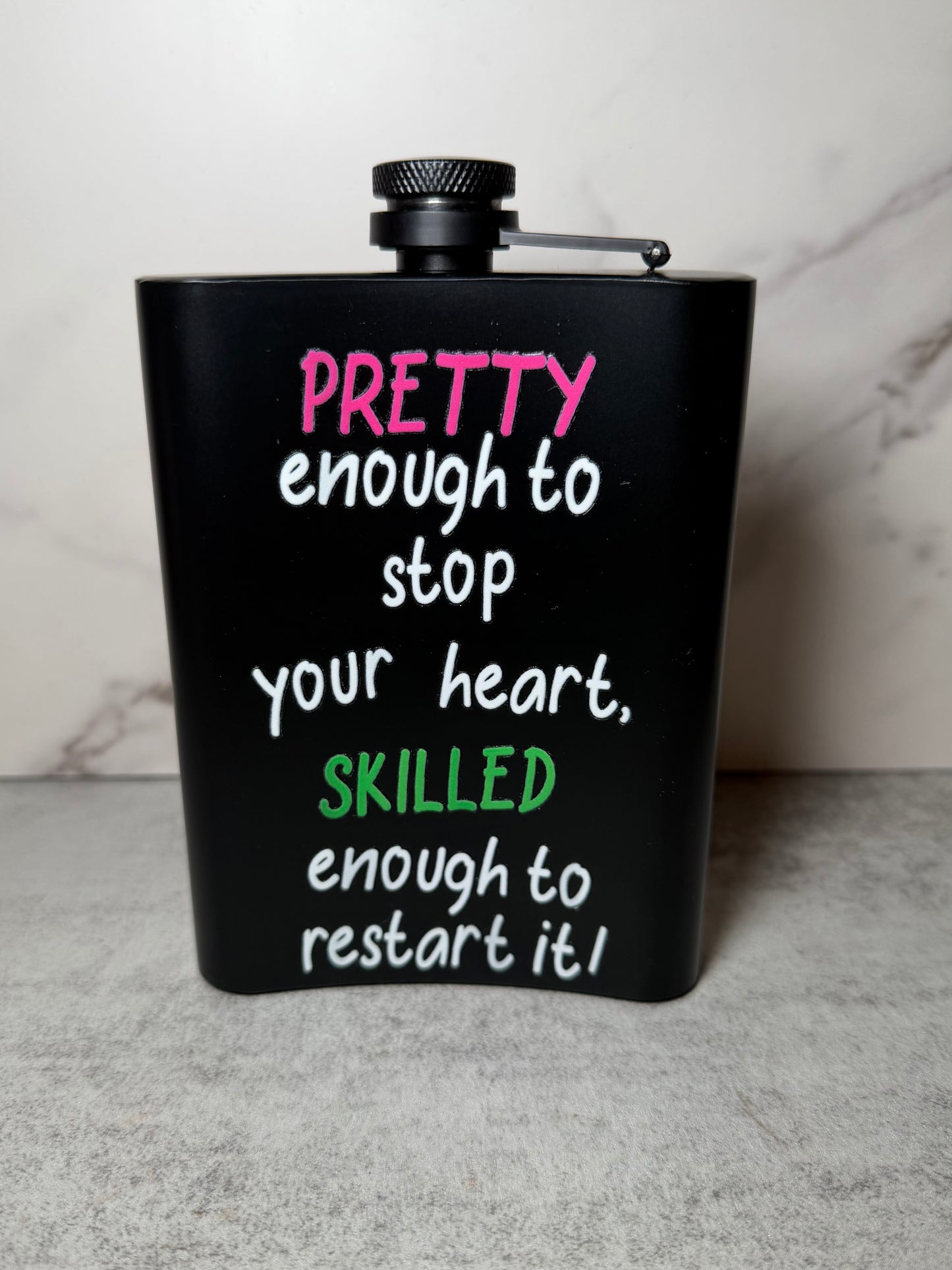 8oz Stainless-Steel Flasks