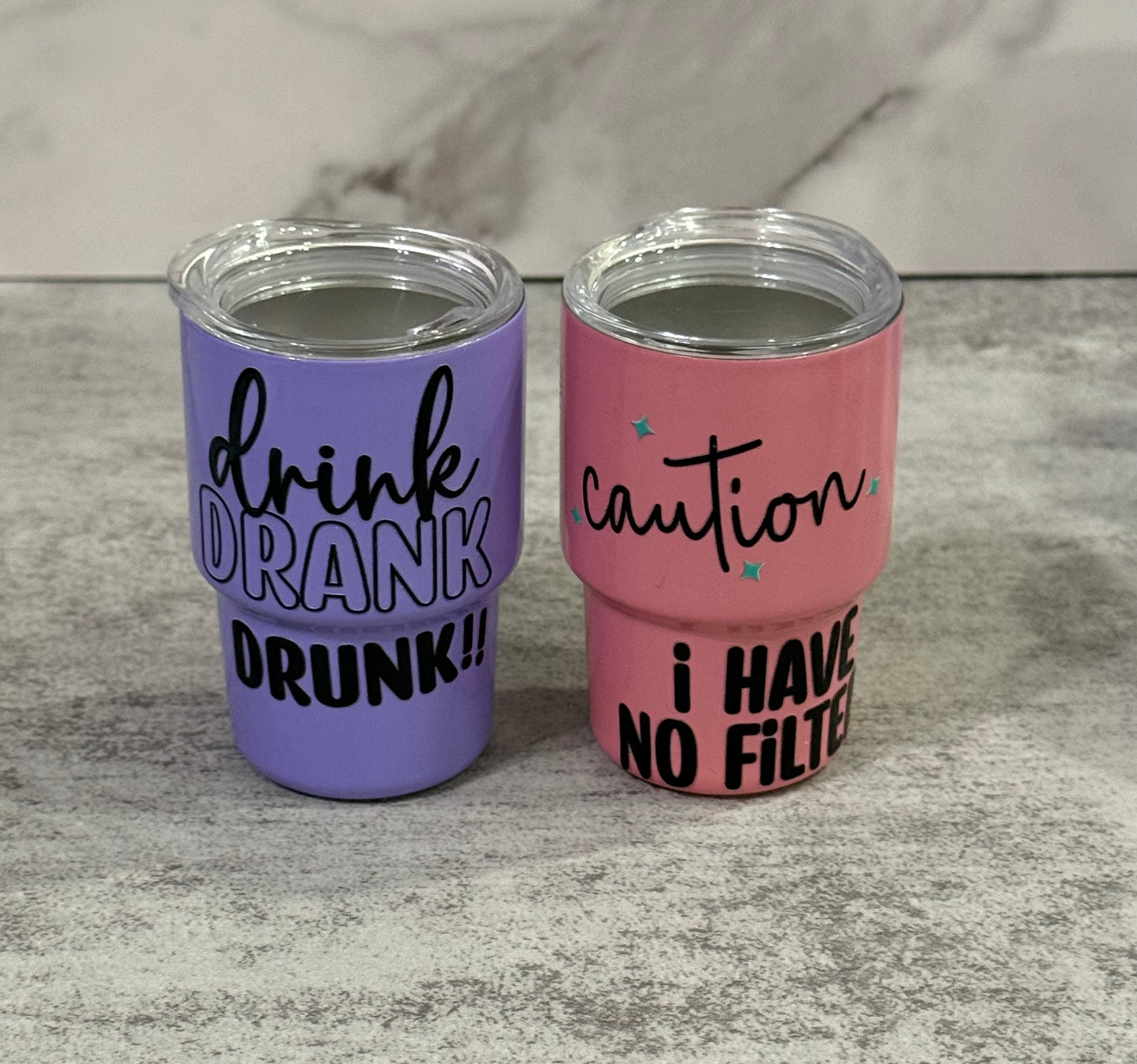 3 oz Stainless Steel Shot Glass Set